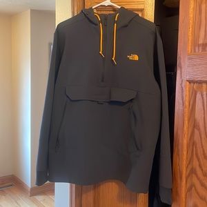 The North Face 3/4 zip up jacket